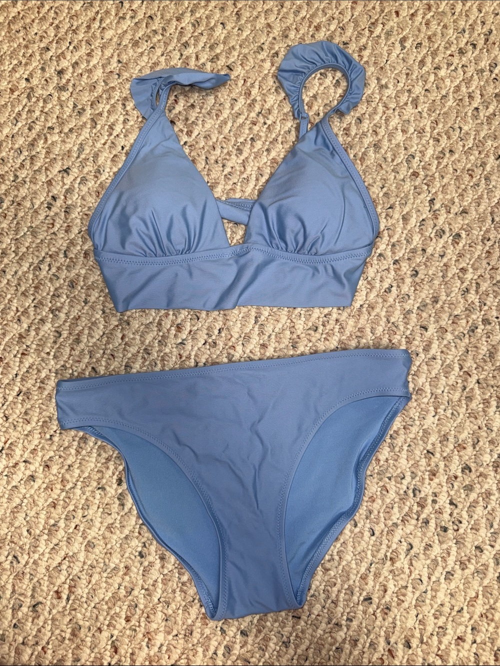 aerie Periwinkle Blue Bikini Set